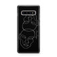 Personalised Abstract Line Art Protective Samsung Galaxy Case