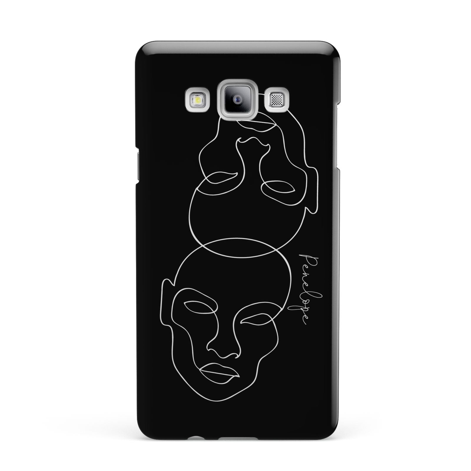 Personalised Abstract Line Art Samsung Galaxy A7 2015 Case
