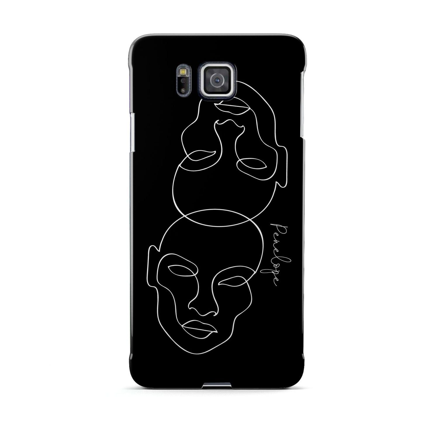 Personalised Abstract Line Art Samsung Galaxy Alpha Case