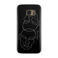 Personalised Abstract Line Art Samsung Galaxy Case