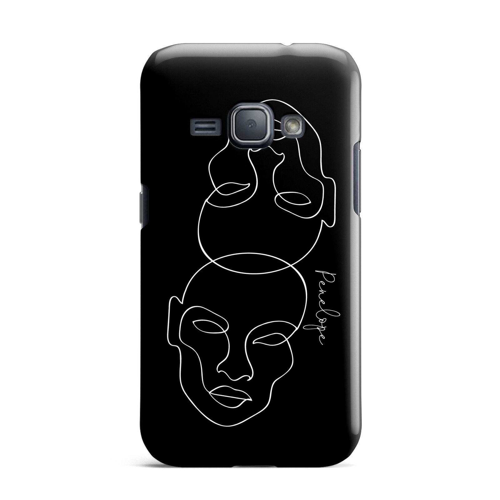 Personalised Abstract Line Art Samsung Galaxy J1 2016 Case