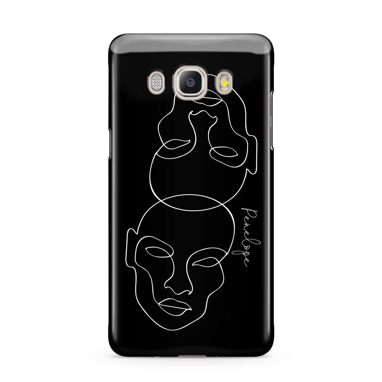 Personalised Abstract Line Art Samsung Galaxy J5 2016 Case