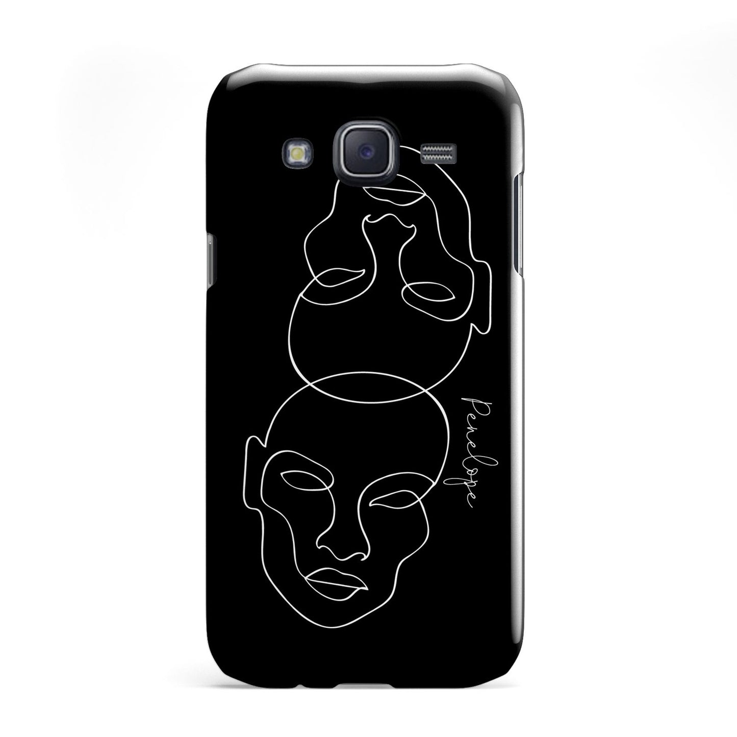 Personalised Abstract Line Art Samsung Galaxy J5 Case