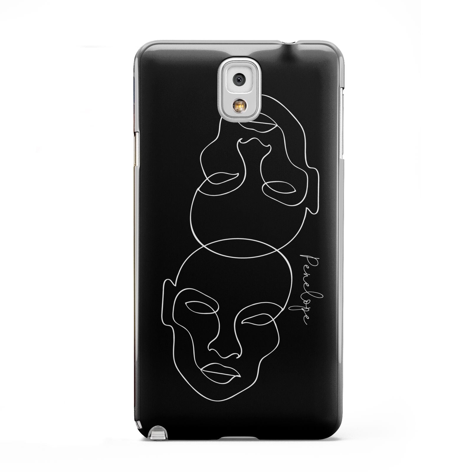 Personalised Abstract Line Art Samsung Galaxy Note 3 Case