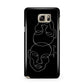 Personalised Abstract Line Art Samsung Galaxy Note 5 Case