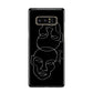 Personalised Abstract Line Art Samsung Galaxy Note 8 Case