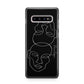 Personalised Abstract Line Art Samsung Galaxy S10 Plus Case