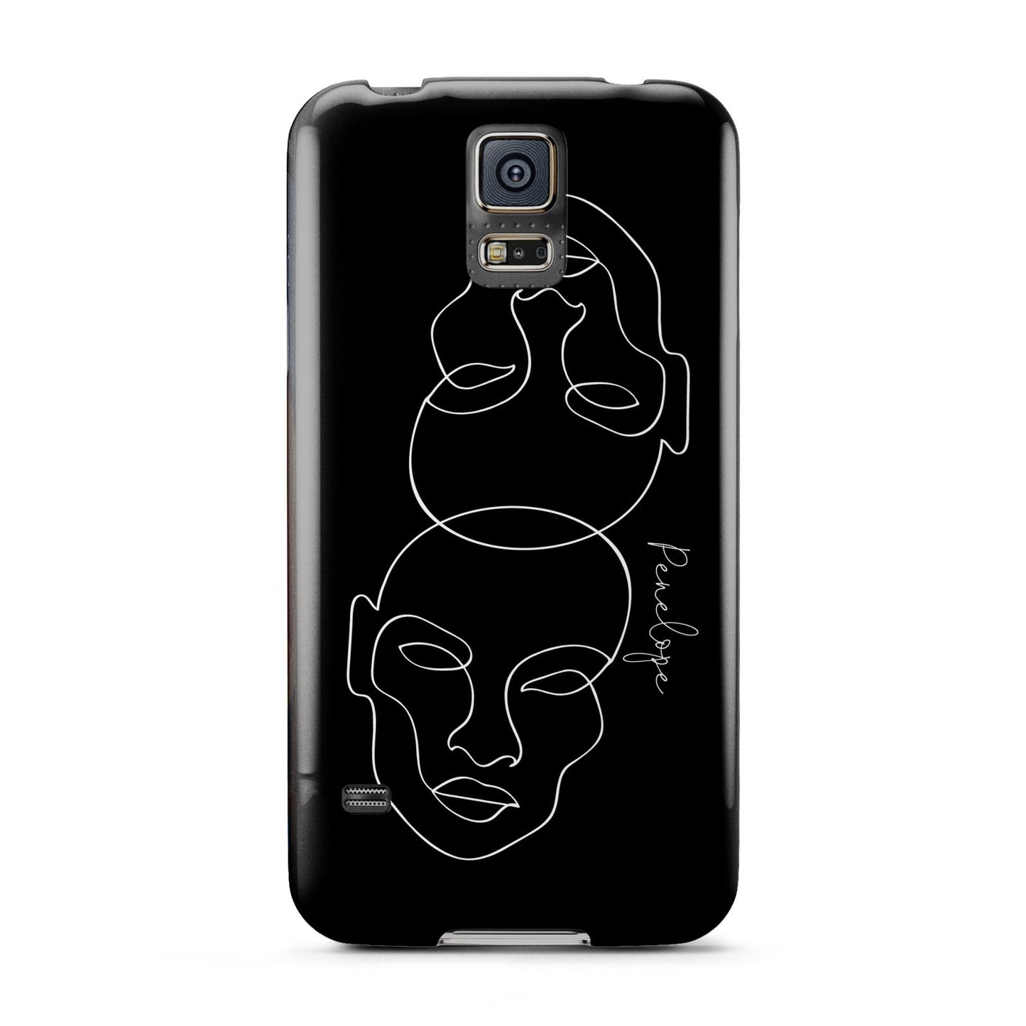 Personalised Abstract Line Art Samsung Galaxy S5 Case
