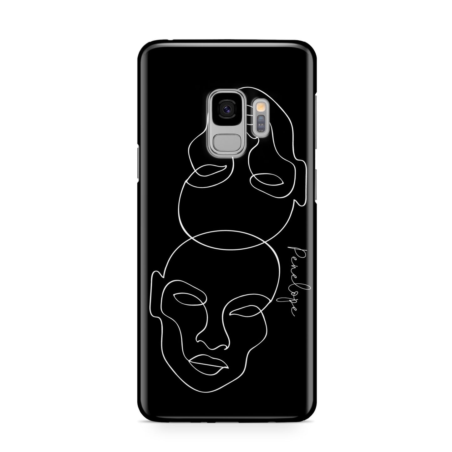 Personalised Abstract Line Art Samsung Galaxy S9 Case