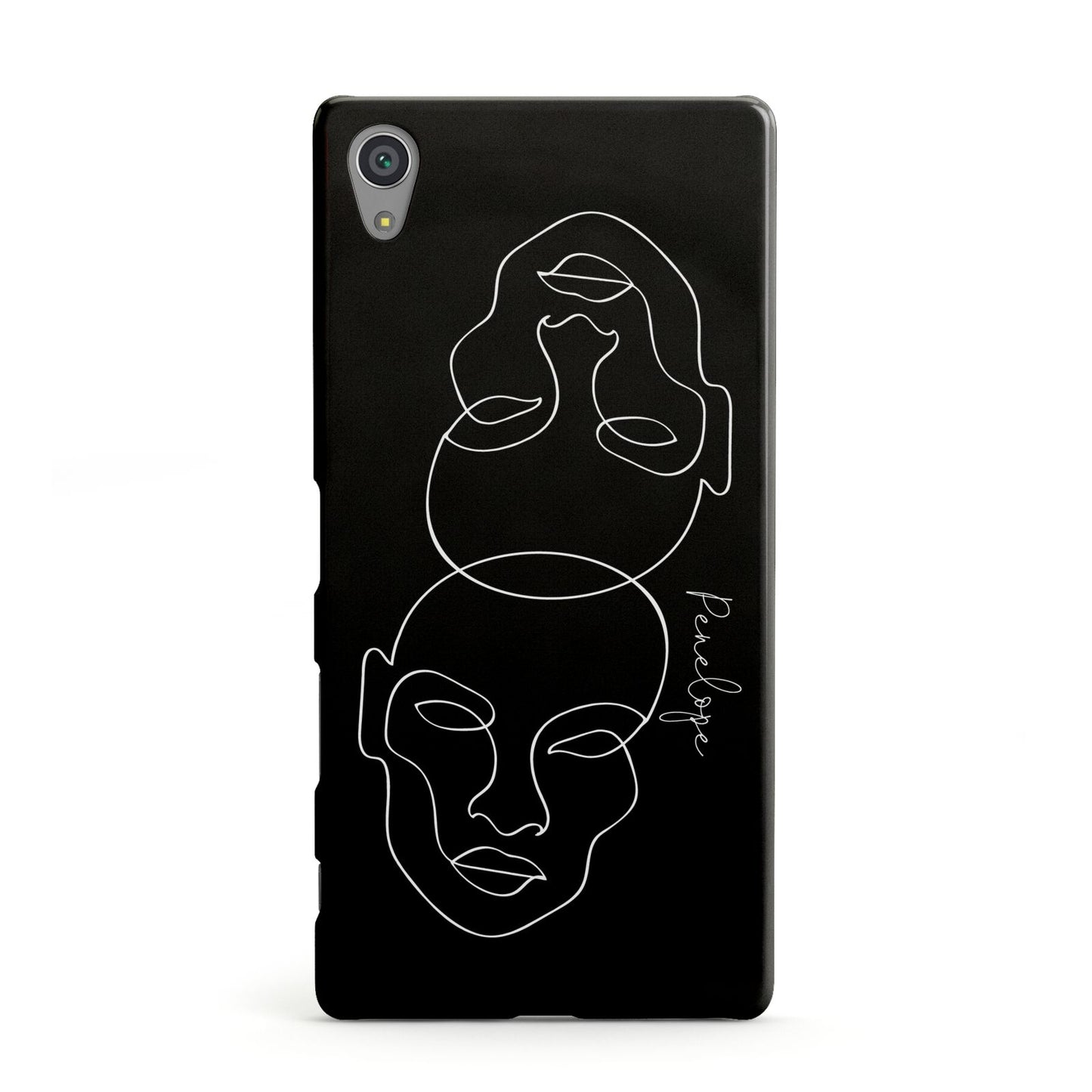 Personalised Abstract Line Art Sony Xperia Case