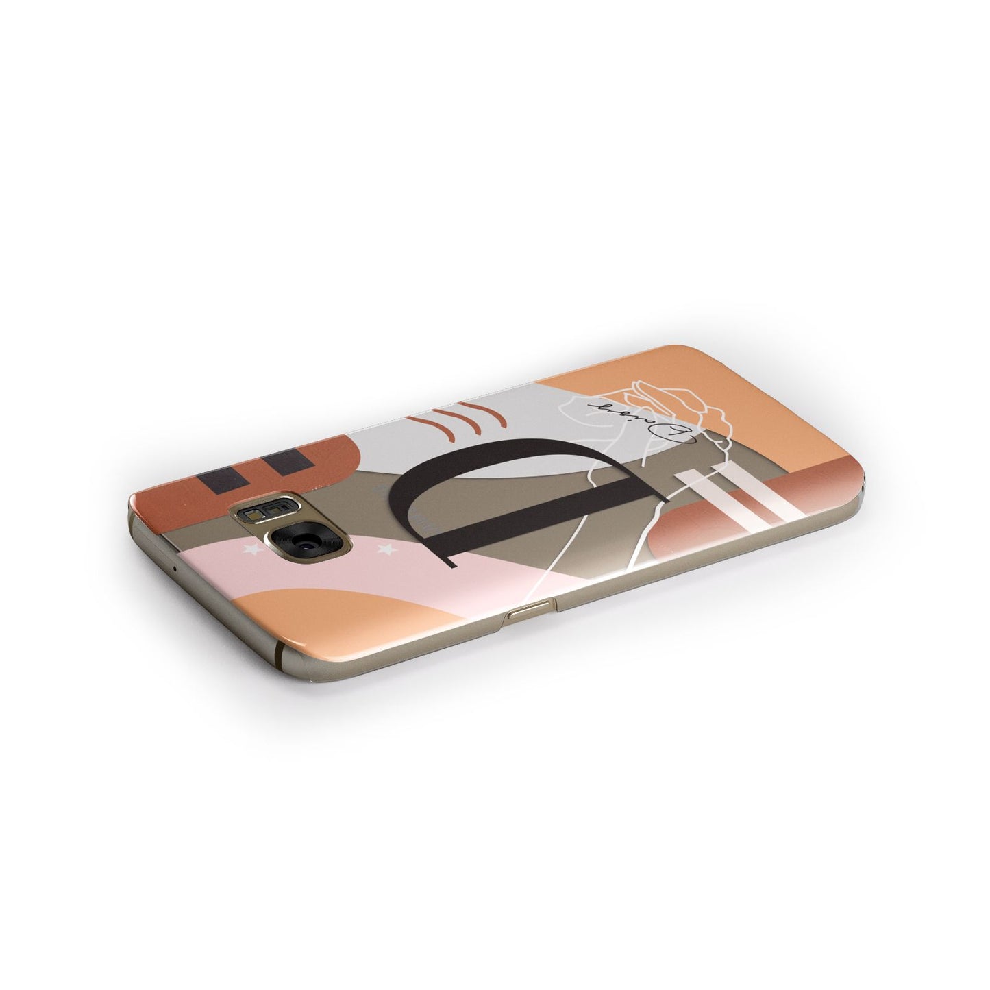 Personalised Abstract Samsung Galaxy Case Side Close Up