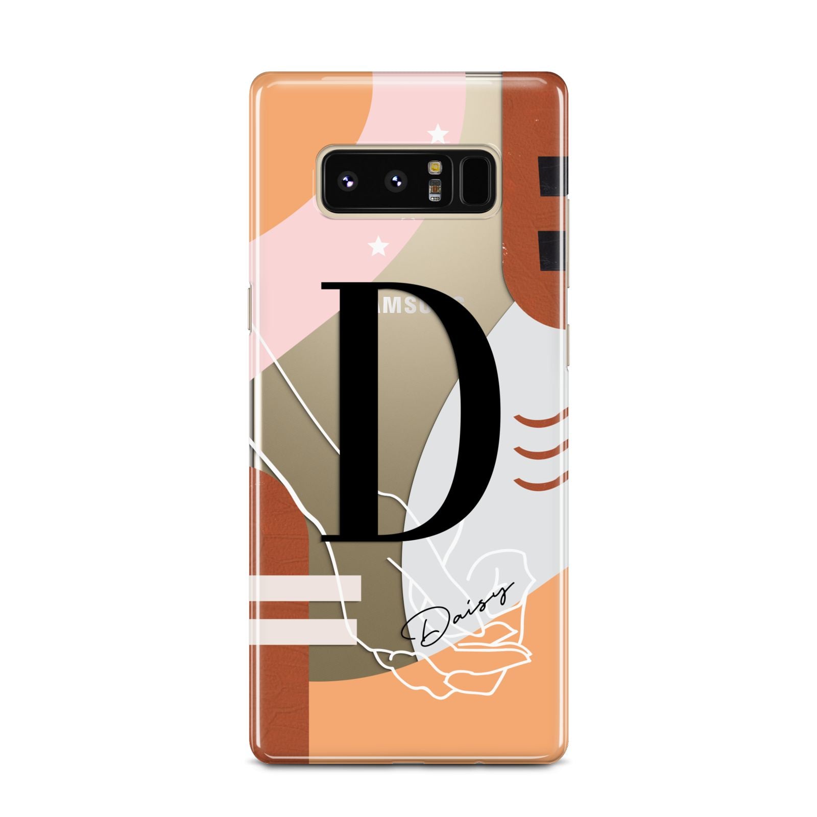 Personalised Abstract Samsung Galaxy Note 8 Case