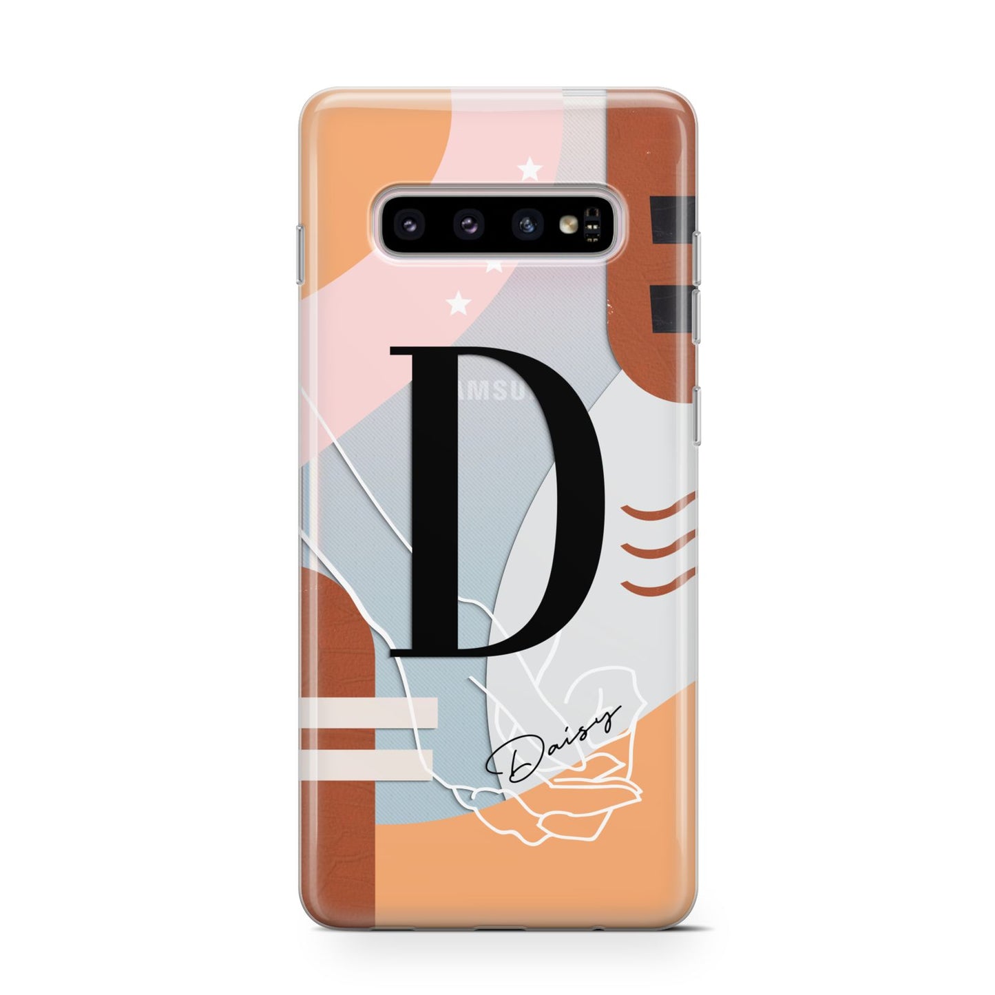 Personalised Abstract Samsung Galaxy S10 Case