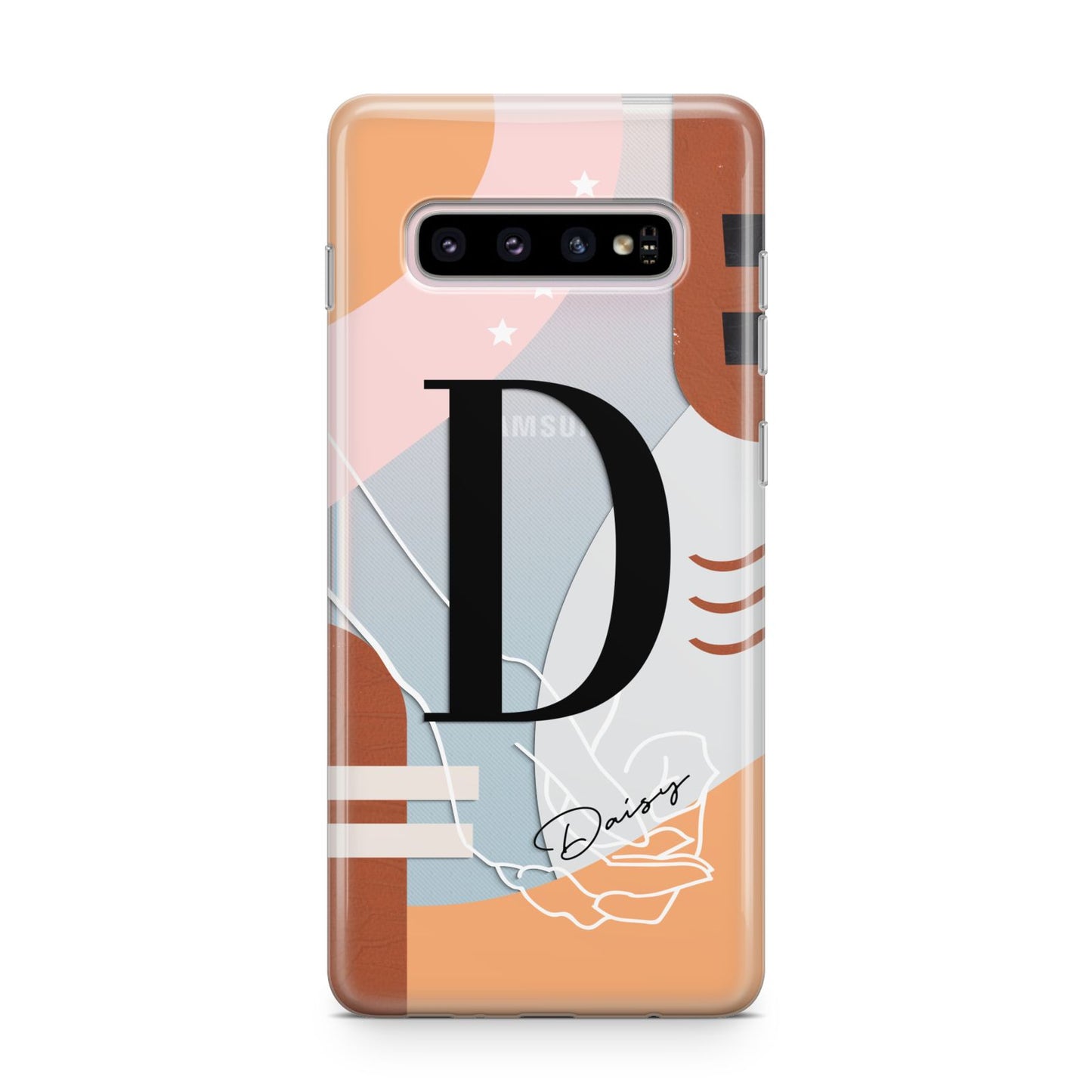 Personalised Abstract Samsung Galaxy S10 Plus Case