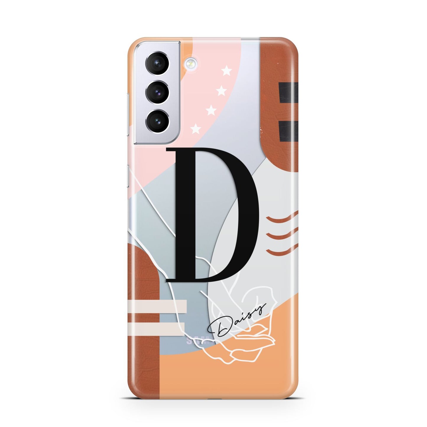 Personalised Abstract Samsung S21 Plus Phone Case