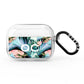 Personalised Abstract Tropical Leaves AirPods Pro Clear Case