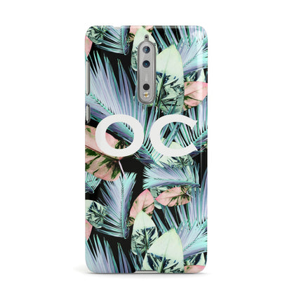 Personalised Abstract Tropical Leaves Nokia Case