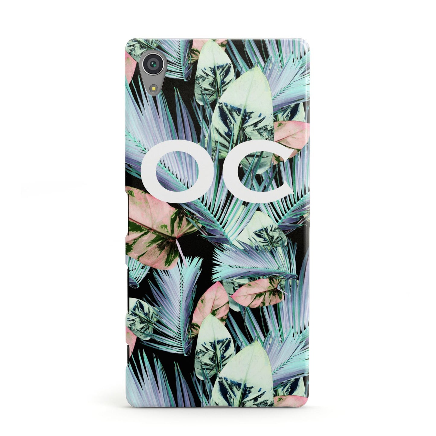 Personalised Abstract Tropical Leaves Sony Xperia Case