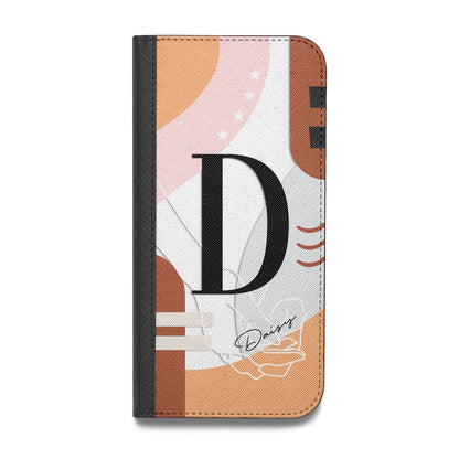 Personalised Abstract Vegan Leather Flip Samsung Case