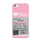 Personalised Aeroplane Ticket Apple iPhone 5 Case