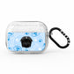 Personalised Affenpinscher Blue AirPods Pro Glitter Case