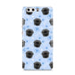 Personalised Affenpinscher Blue Huawei P10 Phone Case