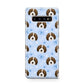 Personalised Affenpinscher Blue Protective Samsung Galaxy Case