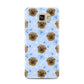 Personalised Affenpinscher Blue Samsung Galaxy A7 2016 Case on gold phone