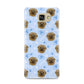 Personalised Affenpinscher Blue Samsung Galaxy A9 2016 Case on gold phone