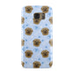 Personalised Affenpinscher Blue Samsung Galaxy Case
