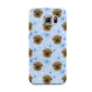 Personalised Affenpinscher Blue Samsung Galaxy S6 Case