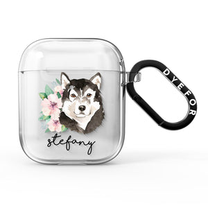 Personalised Alaskan Malamute AirPods Case