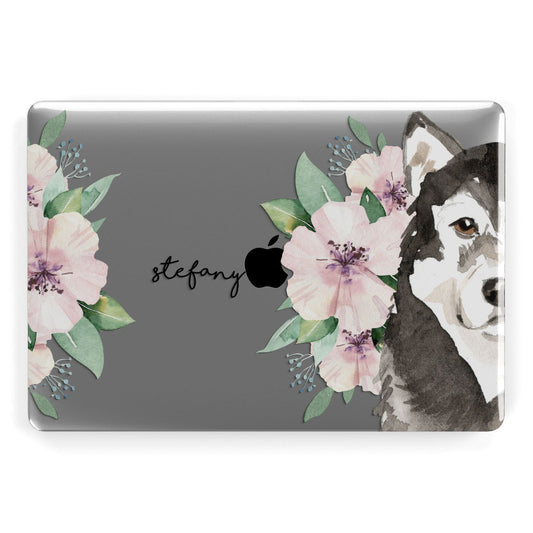 Personalised Alaskan Malamute Apple MacBook Case