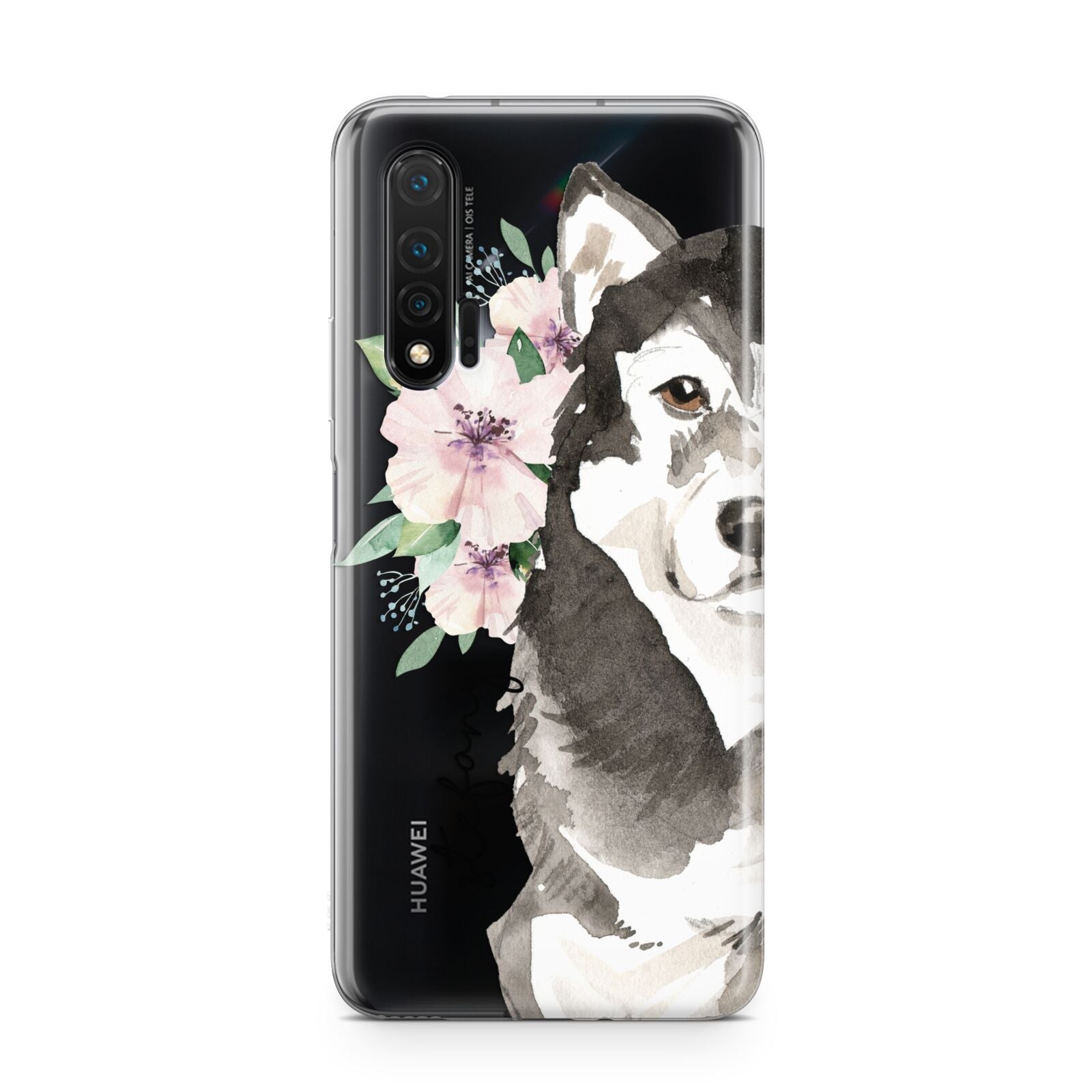 Personalised Alaskan Malamute Huawei Nova 6 Phone Case