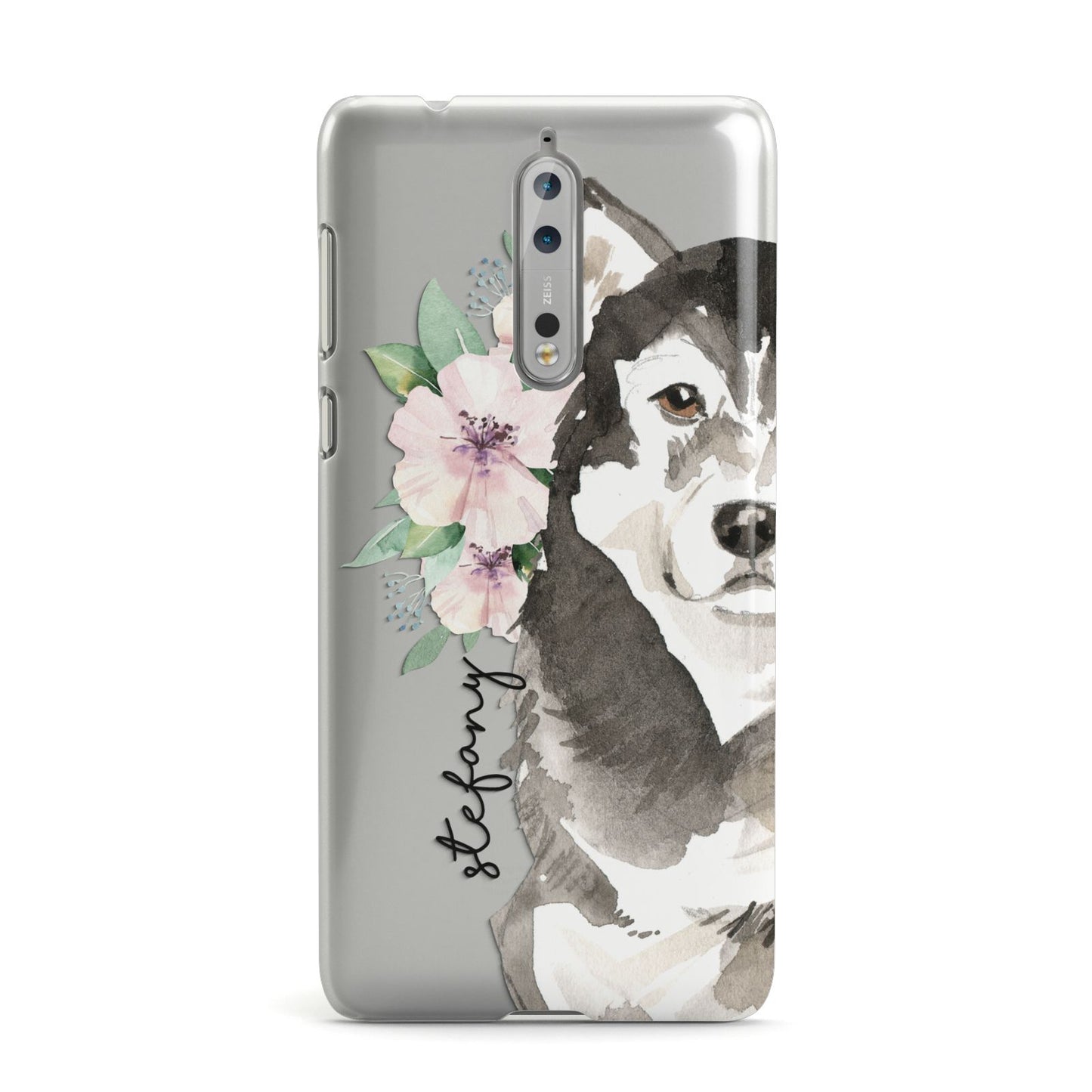 Personalised Alaskan Malamute Nokia Case