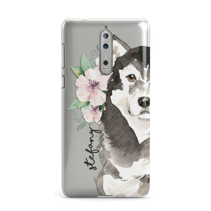Personalised Alaskan Malamute Nokia Case