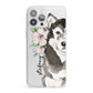 Personalised Alaskan Malamute iPhone 13 Pro Max Clear Bumper Case