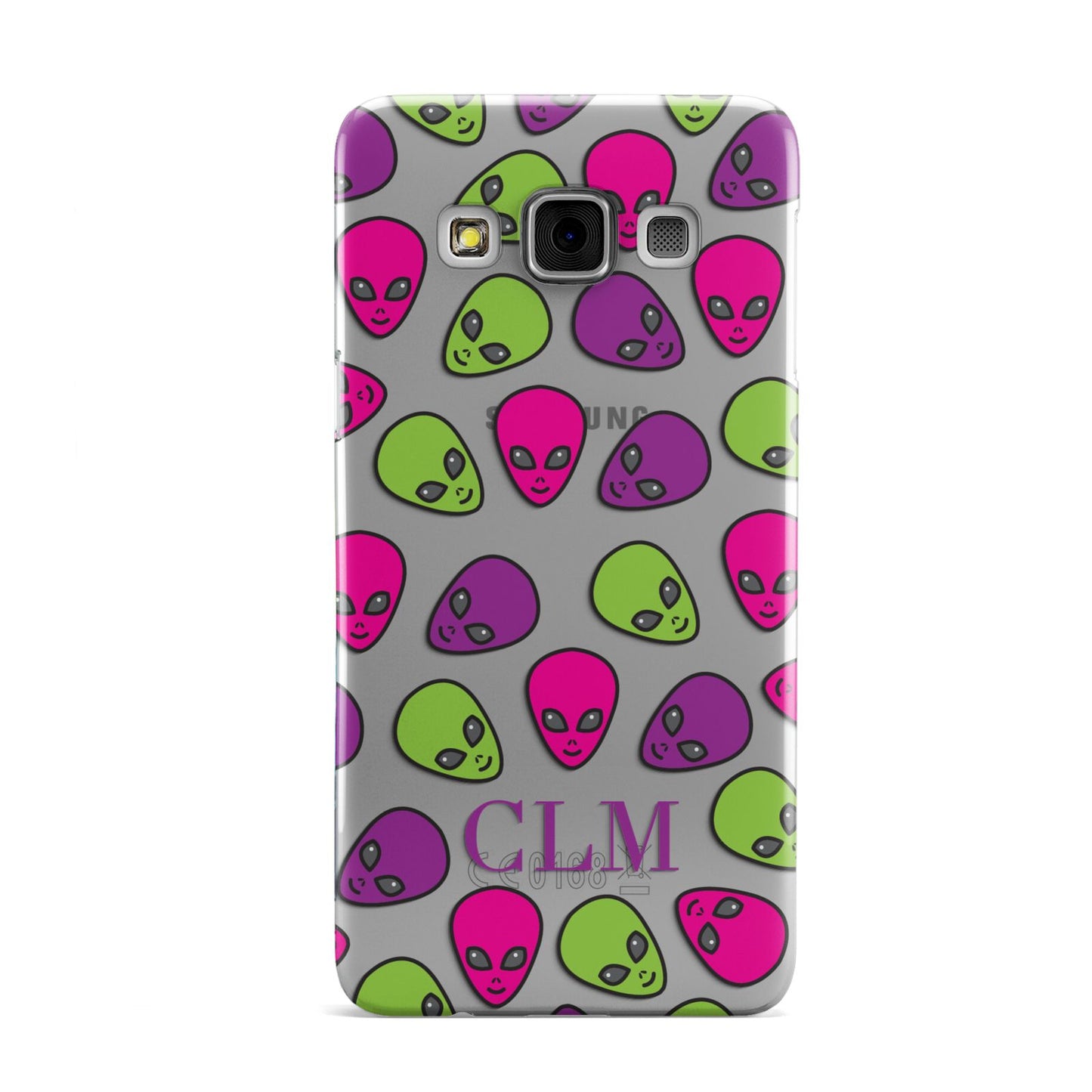 Personalised Aliens Initials Samsung Galaxy A3 Case