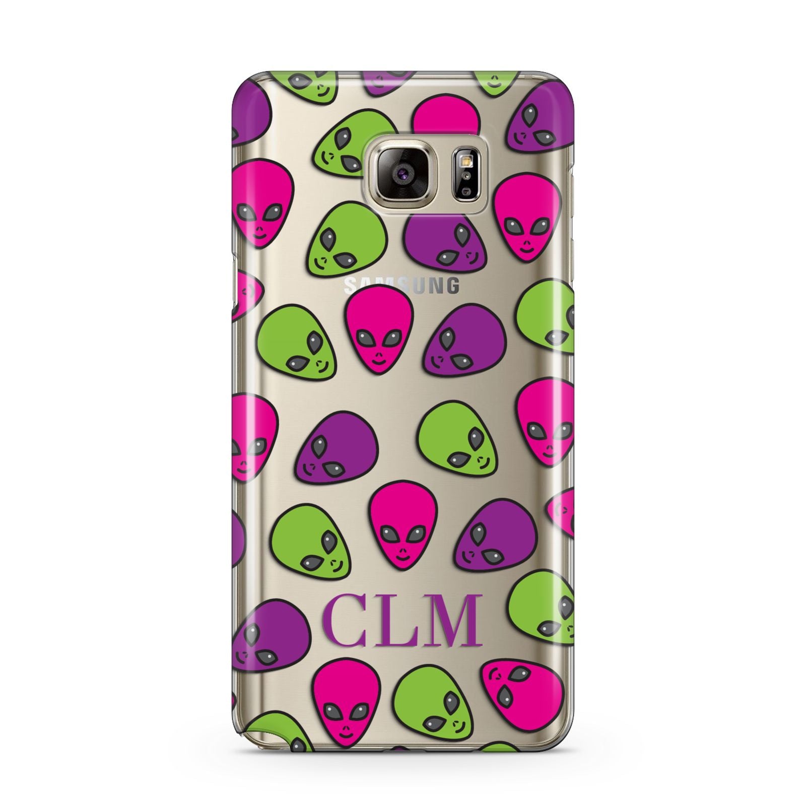 Personalised Aliens Initials Samsung Galaxy Note 5 Case