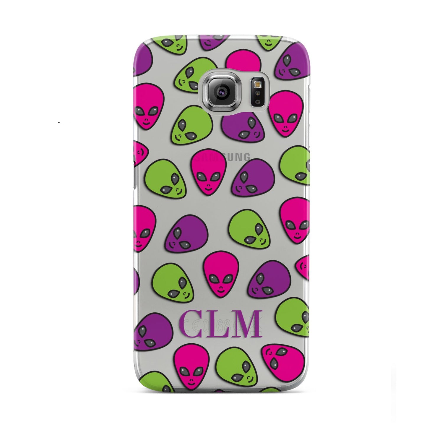 Personalised Aliens Initials Samsung Galaxy S6 Case