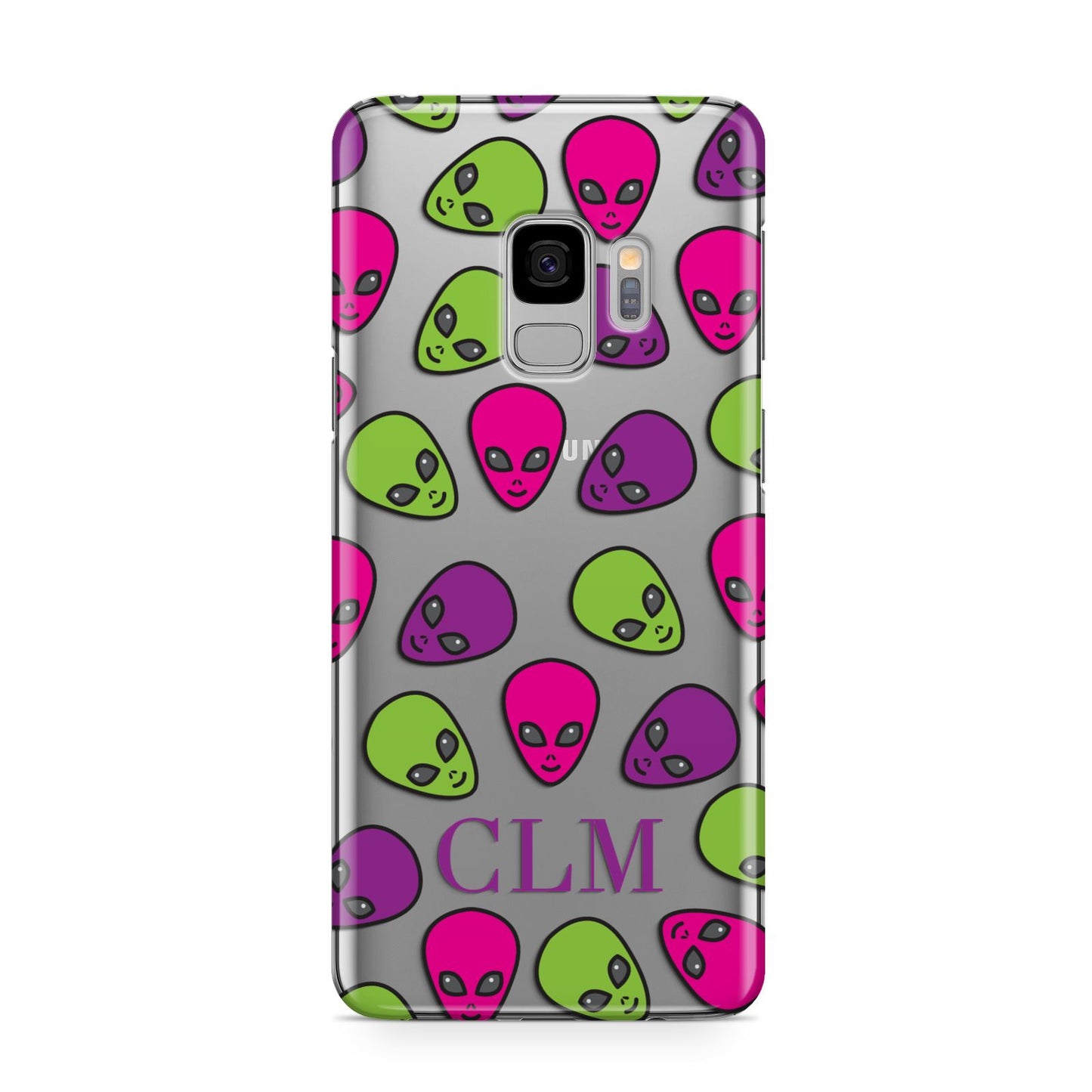 Personalised Aliens Initials Samsung Galaxy S9 Case