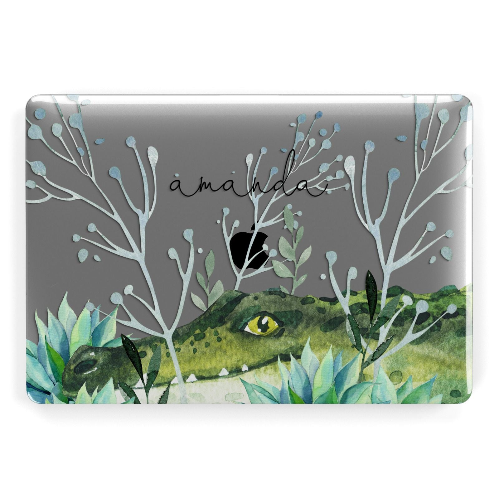 Personalised Alligator Apple MacBook Case
