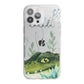 Personalised Alligator iPhone 13 Pro Max TPU Impact Case with White Edges
