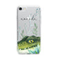 Personalised Alligator iPhone 7 Bumper Case on Silver iPhone