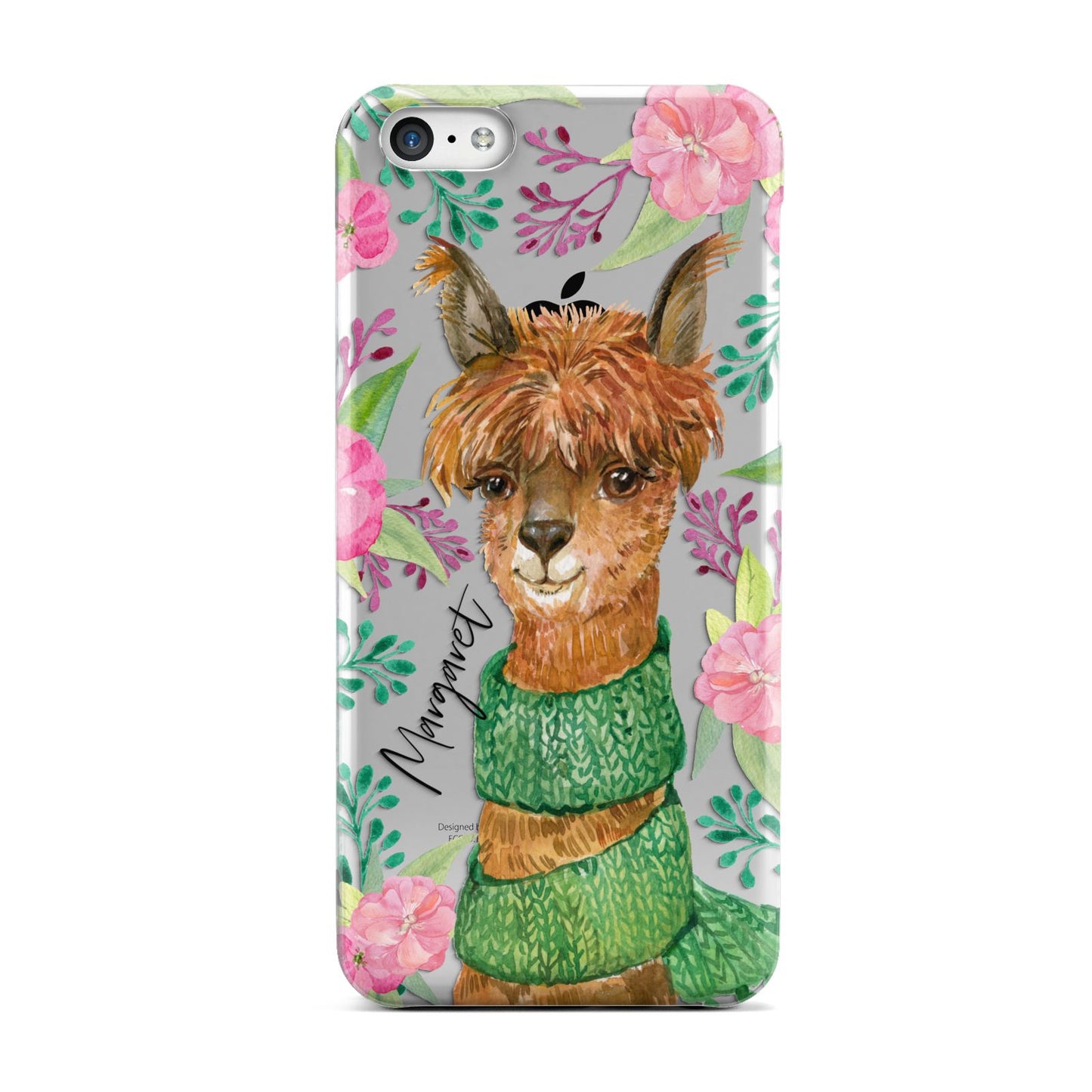 Personalised Alpaca Apple iPhone 5c Case