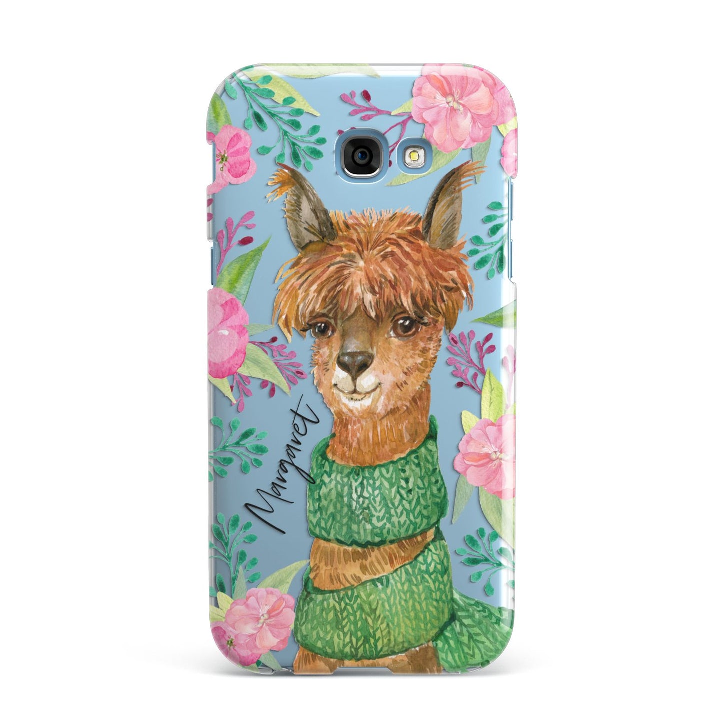 Personalised Alpaca Samsung Galaxy A7 2017 Case