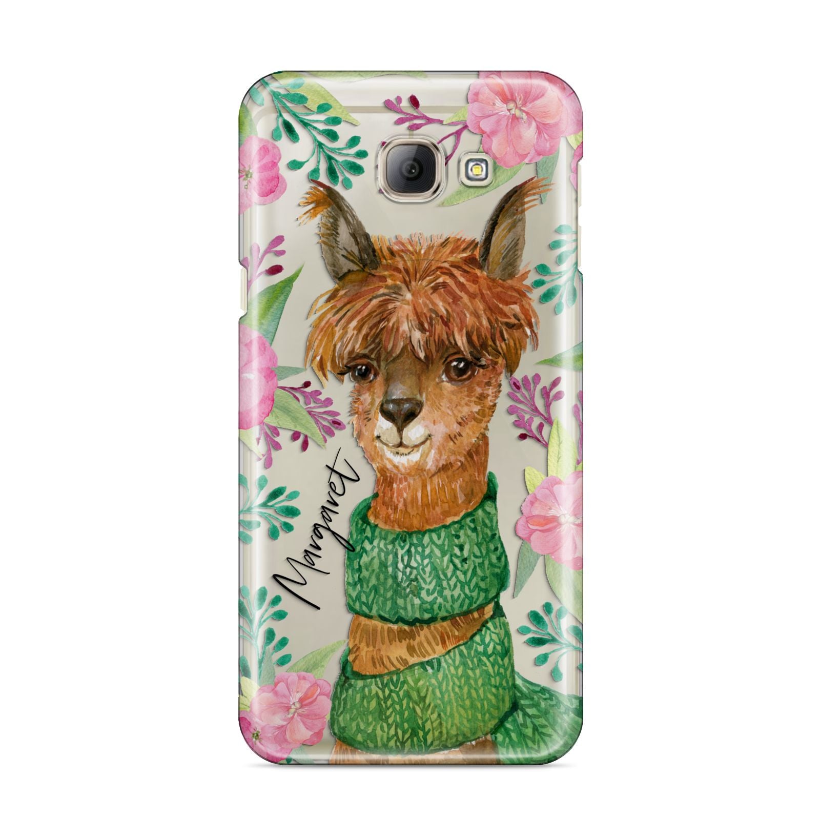 Personalised Alpaca Samsung Galaxy A8 2016 Case