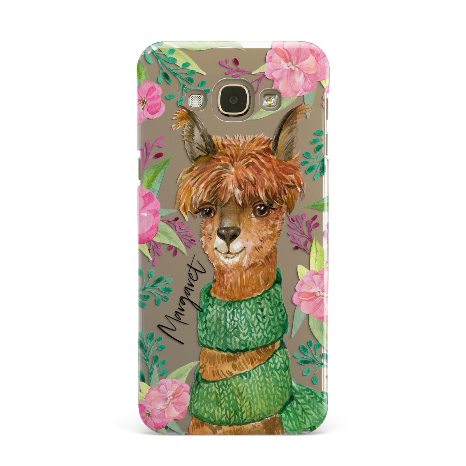 Personalised Alpaca Samsung Galaxy A8 Case