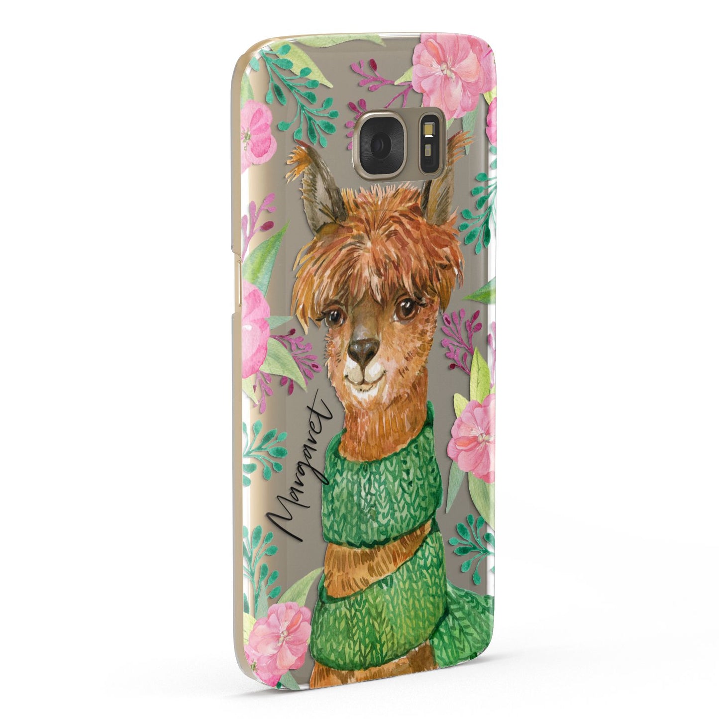 Personalised Alpaca Samsung Galaxy Case Fourty Five Degrees