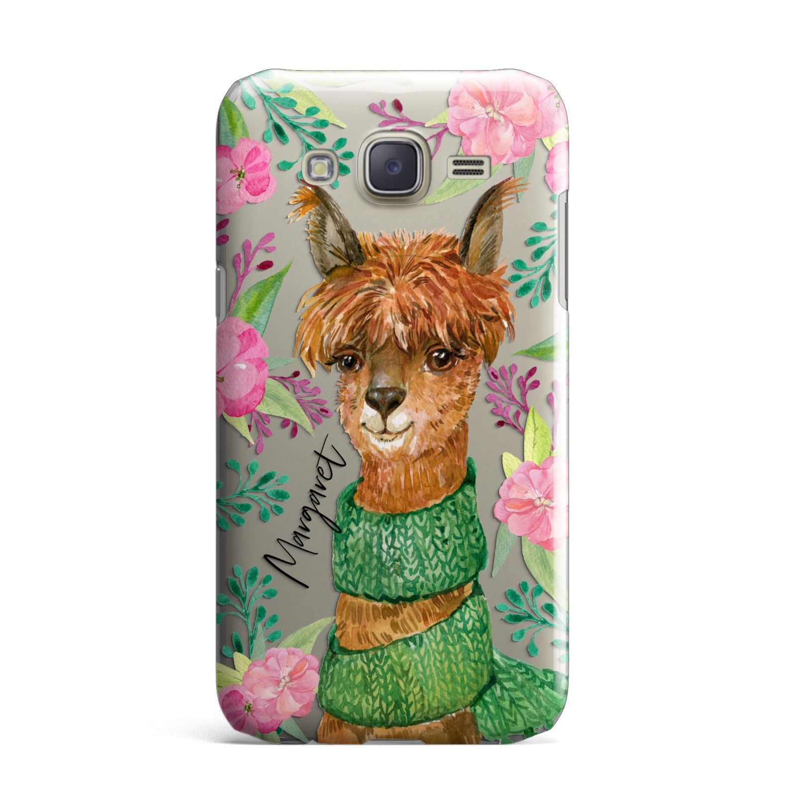 Personalised Alpaca Samsung Galaxy J7 Case